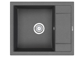 Кухонная мойка GRANULA (6002, ГРАФИТ)