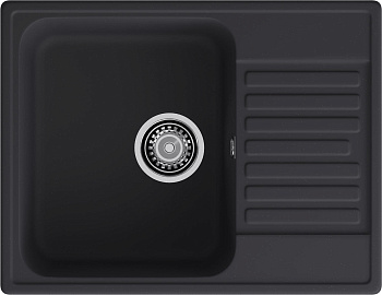 GranFest QUARZ (ECO-13) Мойка чаша+кр 620*480 (черный)