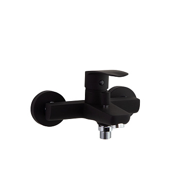 Смеситель для ванны наружнего монтажа однорычажный NEW FLY 570502SNM матовый черный