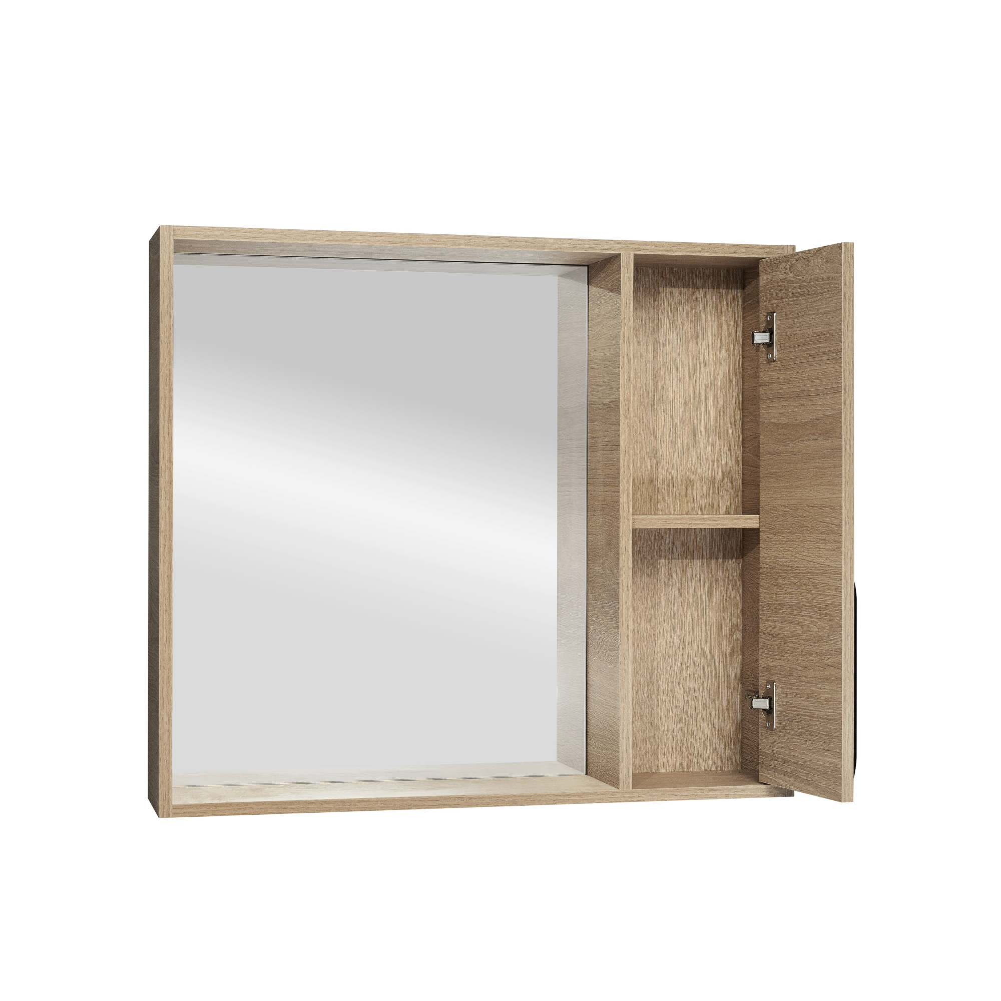 Зеркало со шкафом VIANT КЕЛЬН 80 подвесное светлое дерево (VKEL80SD-ZSH)