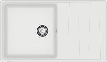 GRANFEST Мойка композит LEVEL, GF-LV-860L, чаш+кр 860*500, иней