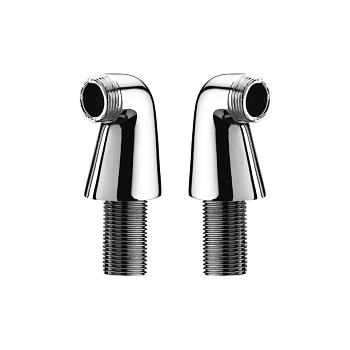 Комплект переходников 2шт., для установки смесителя на борт ванны, латунь, LEMARK