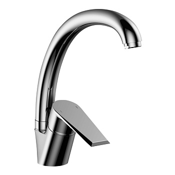 RS28 Смеситель для кухни, выс.пов.излив 240мм, р/ОД, хром, ROS, RS28-23