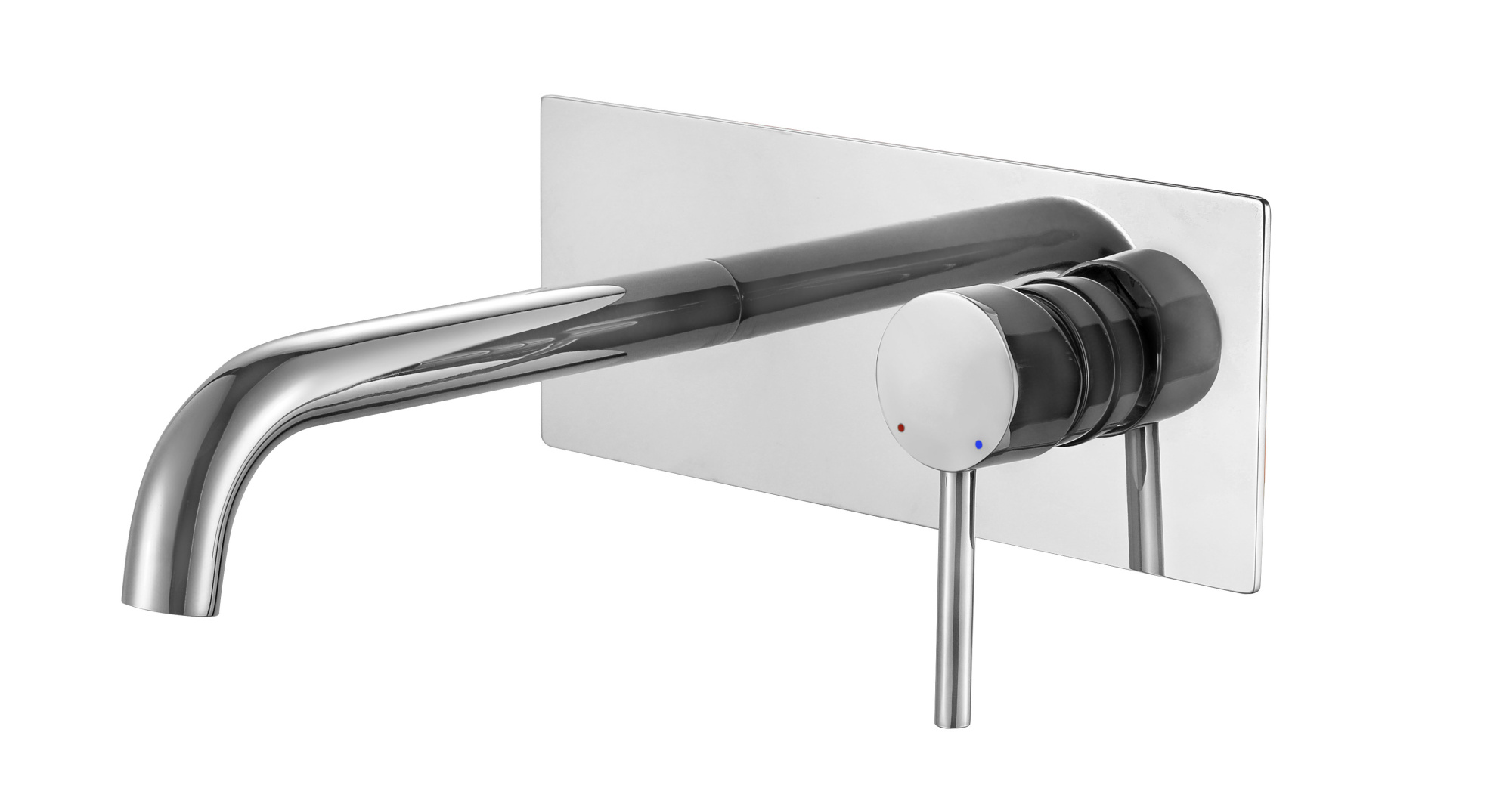 Смеситель для раковины VENTAS R скрытого монтажа, совместный, хром глянцевый, BERGES