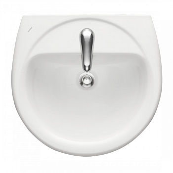 Умывальник "Соната" 54 см. с отв., с переливом (хром. кольцо) 1 сорт SANTERI