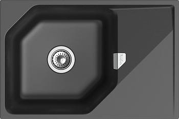 RIVELATO Мойка LOCUS 75  1-чаш 750*500 antracite арт.