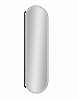 Зеркало-пенал Elmage black LED 450х1600