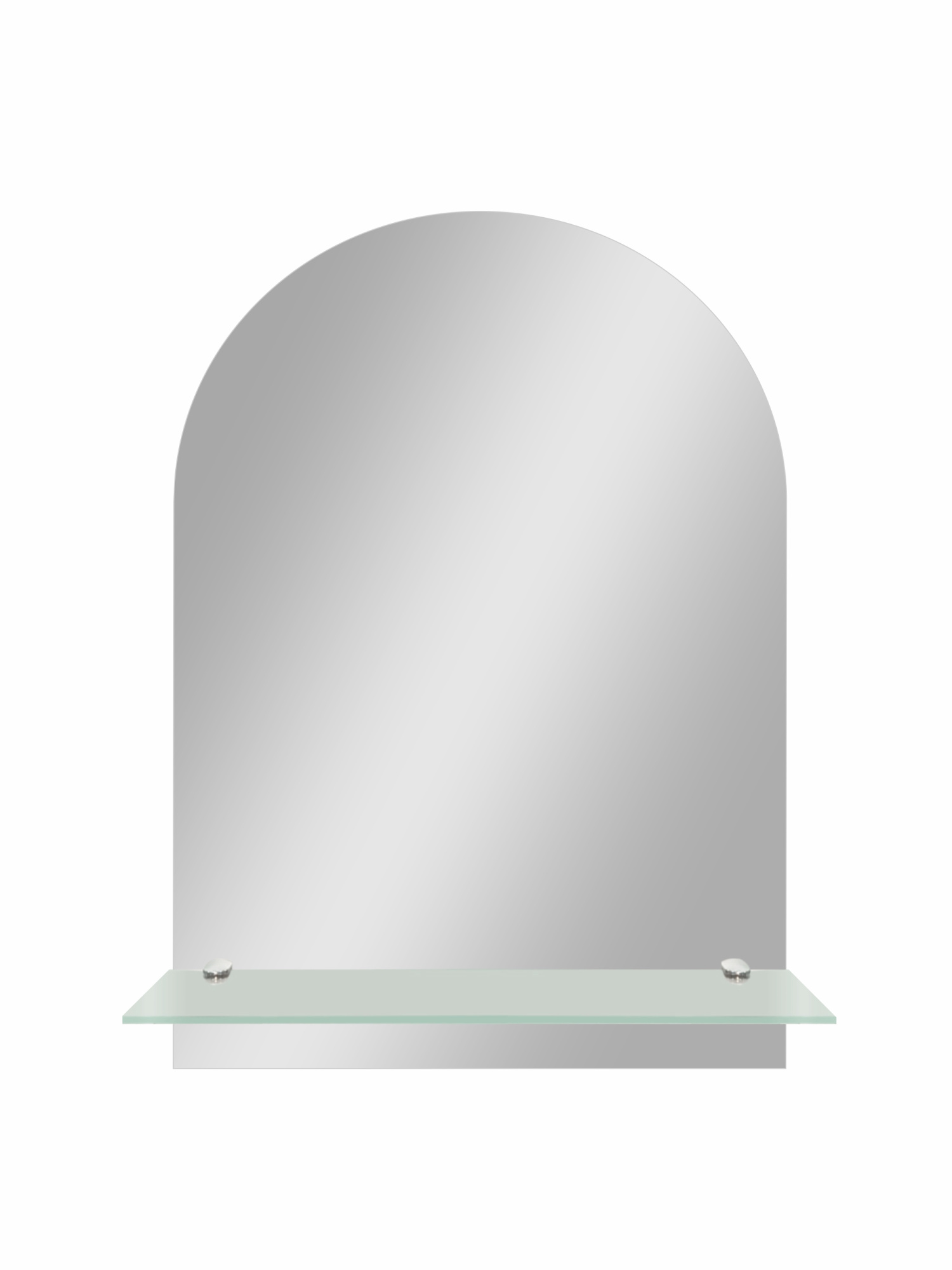 Зеркало Арка 390х590 с полкой