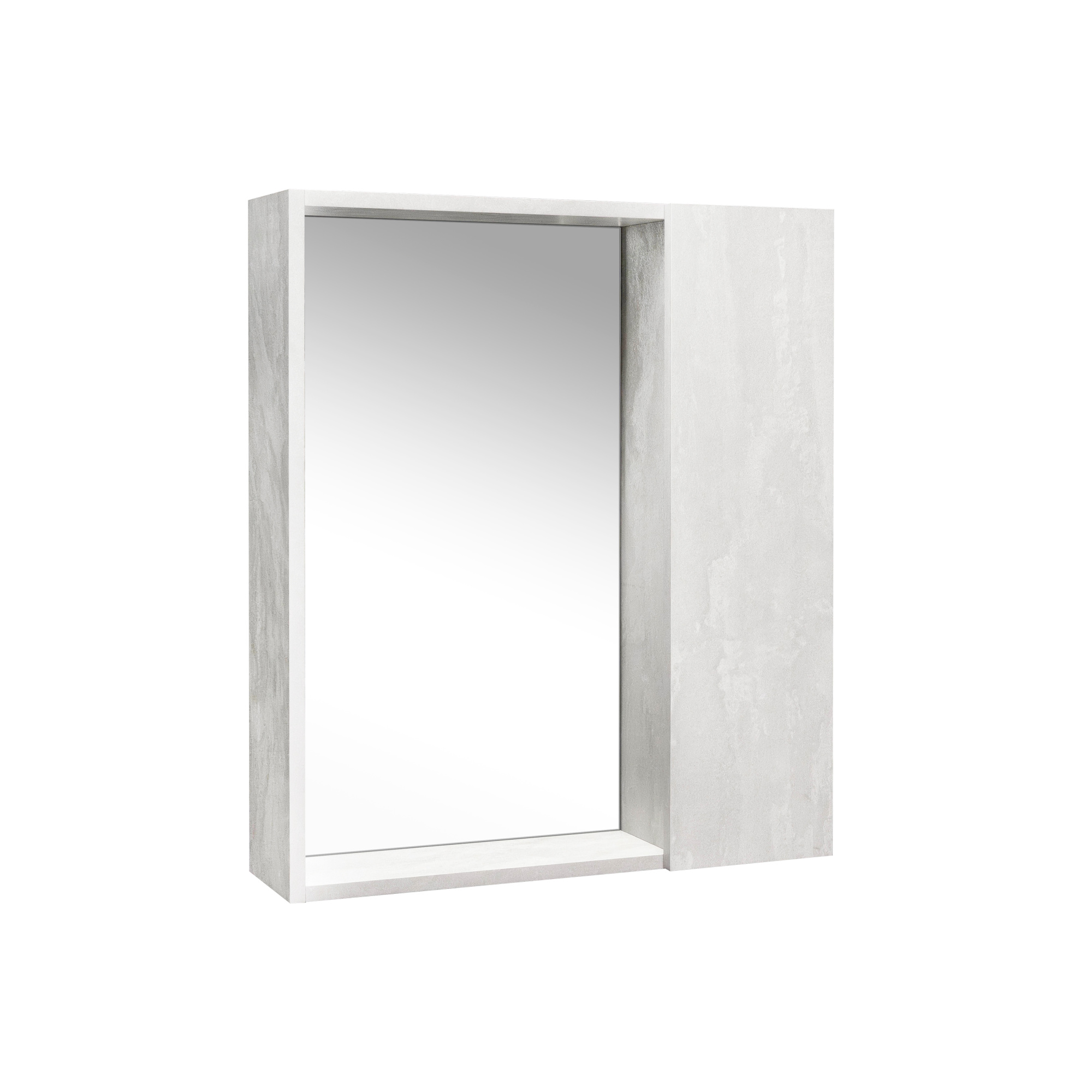 Зеркало со шкафом VIANT БЕРЛИН 60 подвесное цемент (VBER60C-ZSH)
