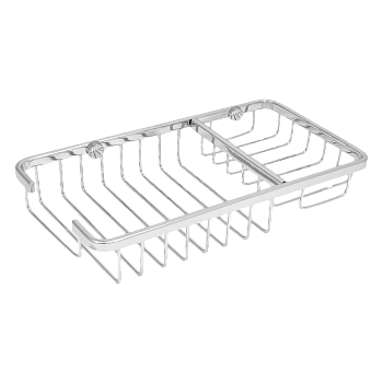 Полка решетчатая «Solinne», 11081, хром, Коллекция Base