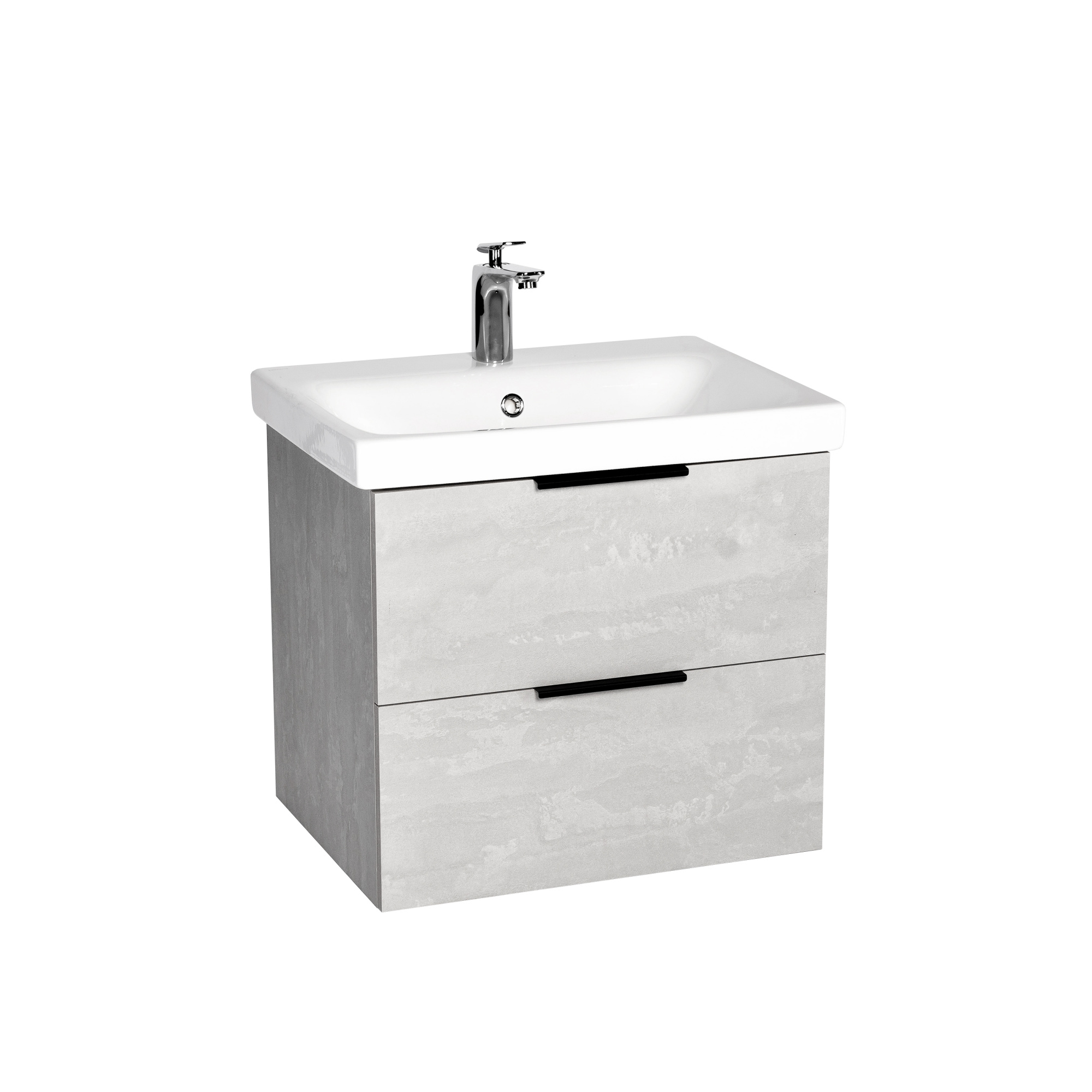 Тумба под раковину VIANT БЕРЛИН 60 подвесная цемент (VBER60MDC-T2YP)