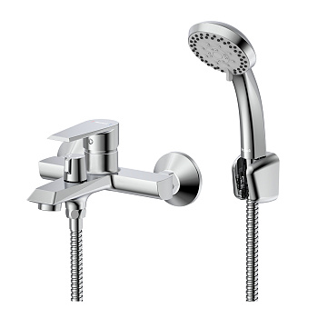 Смеситель ROSSINKA RS28-30 для ванны с монолитным изливом, хром