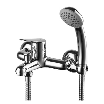 Partner Смеситель для ванны, монолитный излив142мм держ.на теле, р/ОД, хром, LM, LM6552C