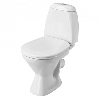 РИМИНИ Унитаз-компакт (эконом.), 1-режимный., сиденье полипропилен САНТЕК