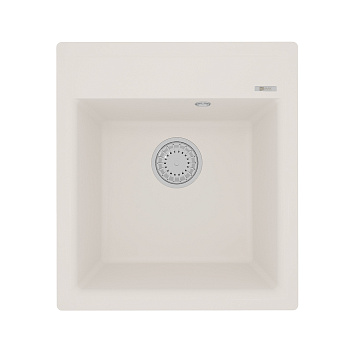 Кухонная мойка Lemark HANKA 450 врезная прямоугольная из кварцгранита, Жасмин 