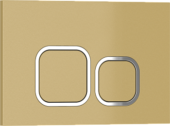 Кнопка смыва IBERICA BLANCA ESTI-Q ABS-пластик, золото глянцевое (IB.B083.006.001)